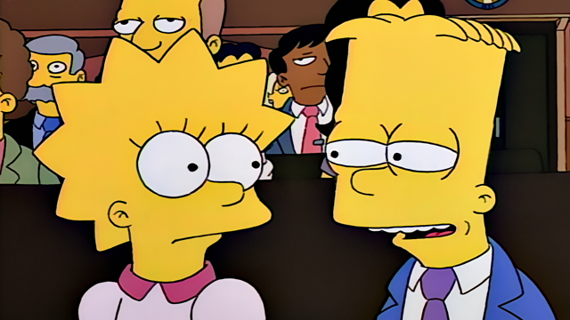 Cena do episódio “O Menino que Sabia Demais” de Os Simpsons