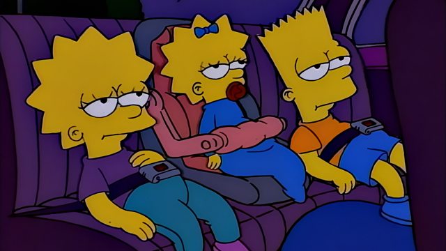 Cena do episódio “O Mundo de Comichão e Coçadinha” de Os Simpsons
