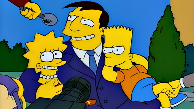 Cena do episódio “A Volta de Bob Roberts” de Os Simpsons