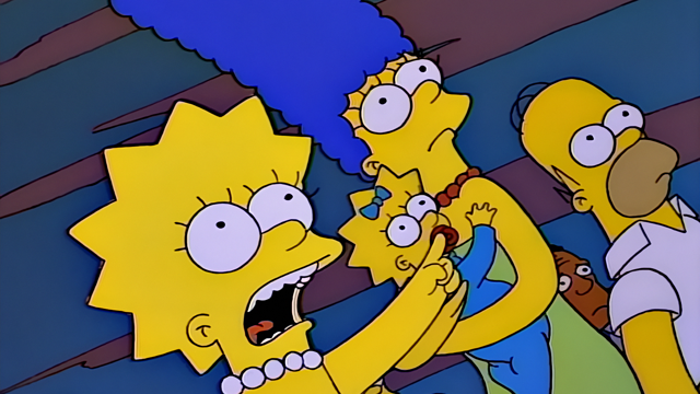 Cena do episódio “O Cometa de Bart” de Os Simpsons