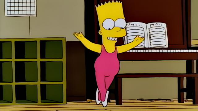 Cena do episódio “Homer Contra as Cunhadas” de Os Simpsons