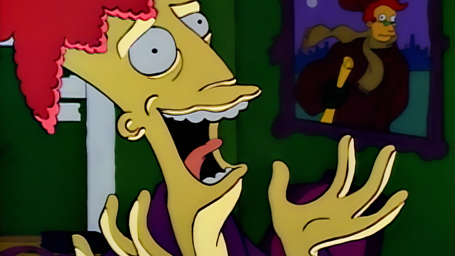 Cena do episódio “Krusty se Machuca” de Os Simpsons