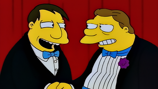 Cena do episódio “Nasce um Burns” de Os Simpsons