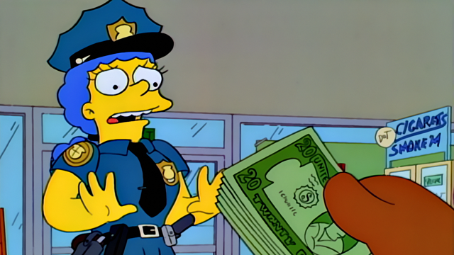 Cena do episódio “Operação Springfield” de Os Simpsons