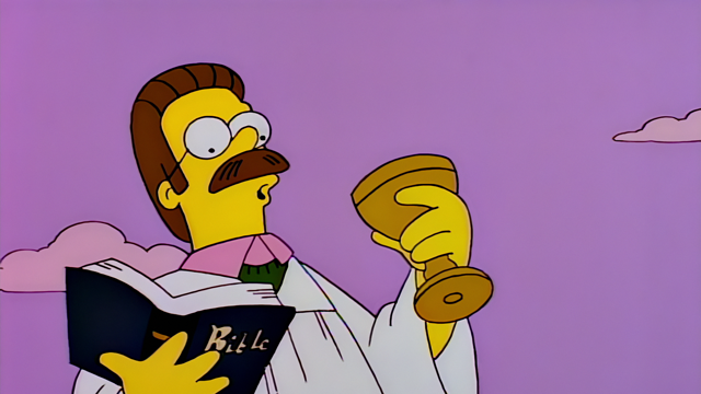 Cena do episódio “Lar Doce Diccly-Lar” de Os Simpsons