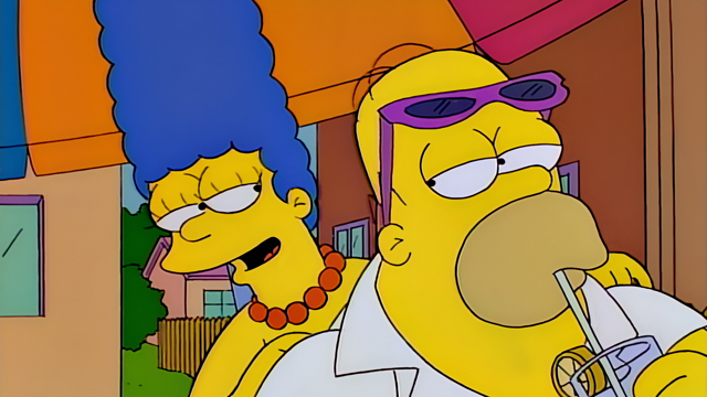 Cena do episódio “Homer Tamanho Família” de Os Simpsons