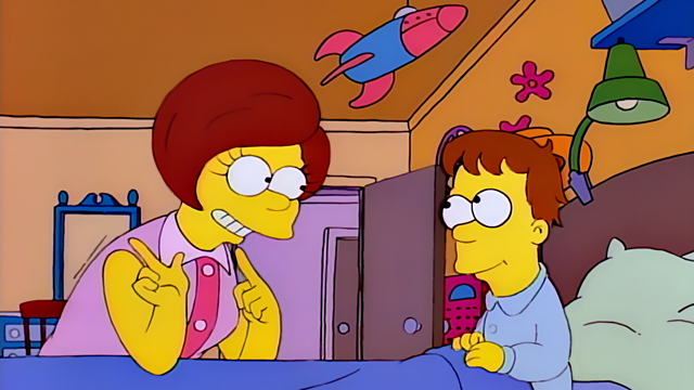 Cena do episódio “Vovó Simpson” de Os Simpsons