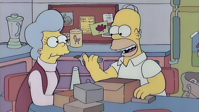 Cena do episódio “Especial” de Os Simpsons