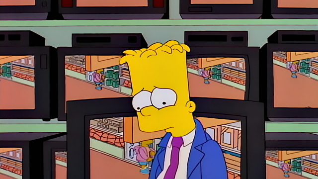 Cena do episódio “Marge, Não Se Orgulhe” de Os Simpsons