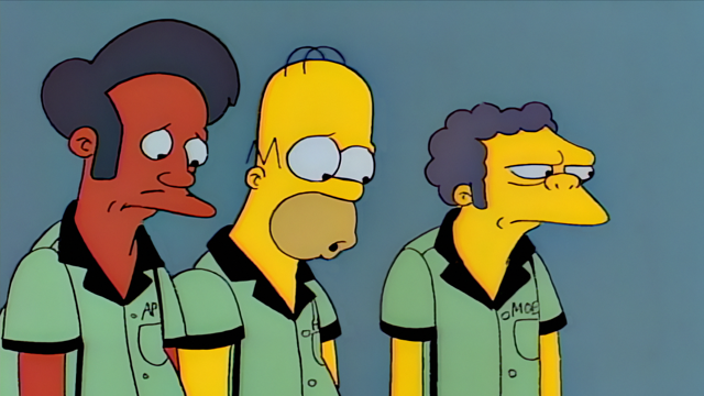 Cena do episódio “O Time de Homer” de Os Simpsons