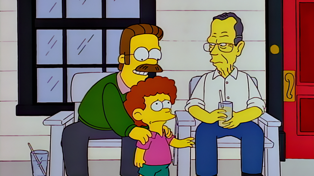 Cena do episódio “Dois Maus Vizinhos” de Os Simpsons