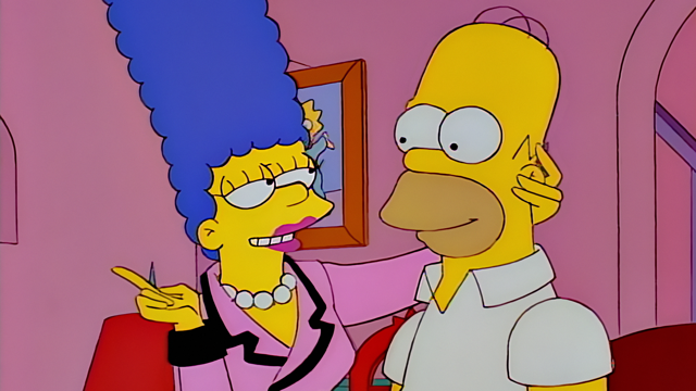 Cena do episódio “Cenas da Luta de Classes em Springfield” de Os Simpsons