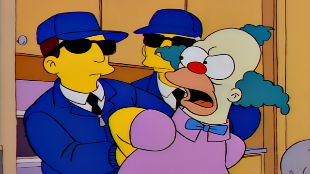 Cena do episódio “Bart, O Delator” de Os Simpsons