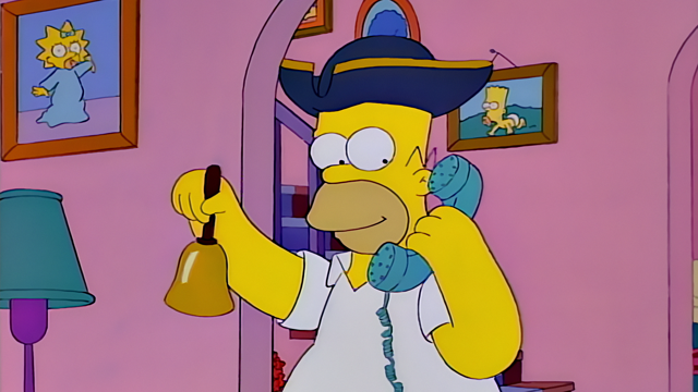 Cena do episódio “Lisa, A Iconoclasta” de Os Simpsons