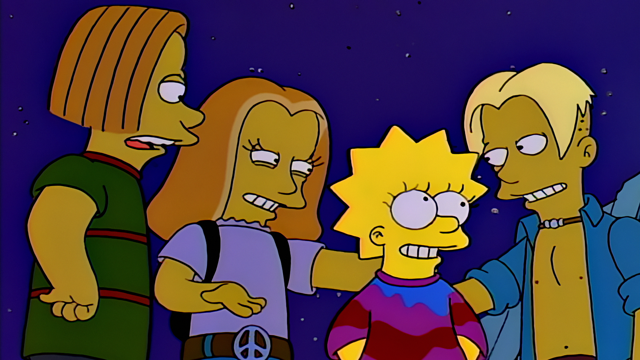 Cena do episódio “Verão Quente” de Os Simpsons