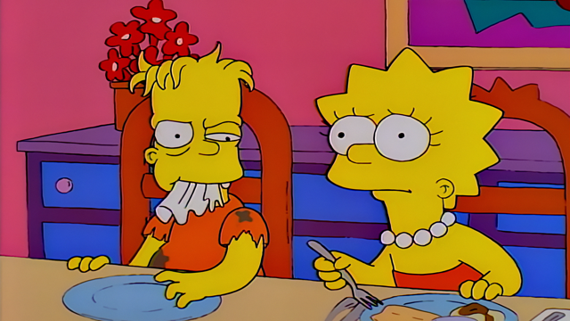 Cena do episódio “A Casa da Árvore dos Horrores VII” de Os Simpsons