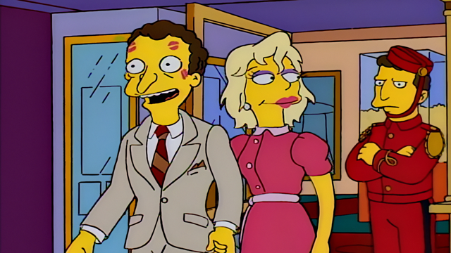 Cena do episódio “O Filho do Sr. Burns” de Os Simpsons