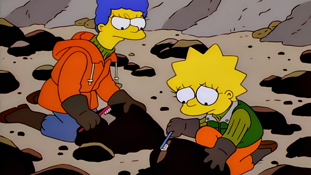 Cena do episódio “Bart Trabalha à Noite” de Os Simpsons
