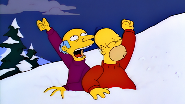 Cena do episódio “A Montanha da Loucura” de Os Simpsons