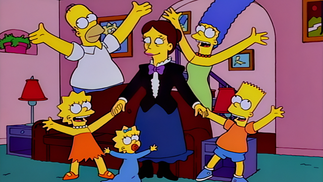 Cena do episódio “Simpsons, Supercalifragilespiralidoso” de Os Simpsons