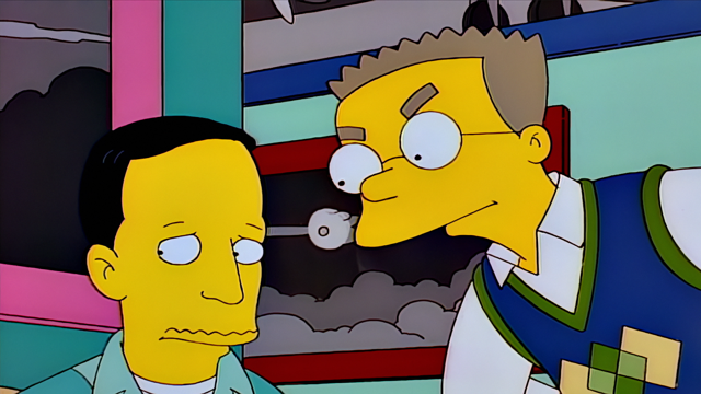 Cena do episódio “A Fobia de Homer” de Os Simpsons