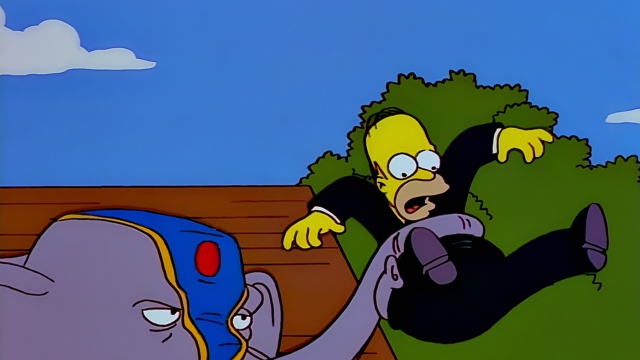 Cena do episódio “O Casamento de Apu” de Os Simpsons