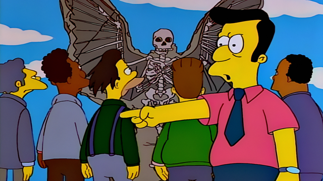 Cena do episódio “Lisa, a Cética” de Os Simpsons