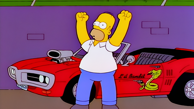 Cena do episódio “Propriedade Indesejada” de Os Simpsons