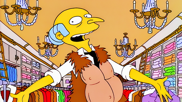 Cena do episódio “Cantando e Dançando” de Os Simpsons