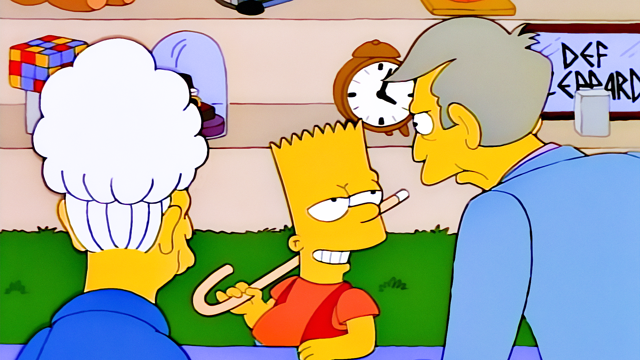 Cena do episódio “Bart no Circo” de Os Simpsons