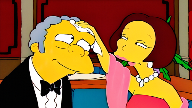 Cena do episódio “Indenização Desastrada” de Os Simpsons