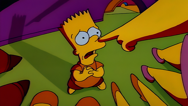 Cena do episódio “Bart Contra a Ação de Graças” de Os Simpsons