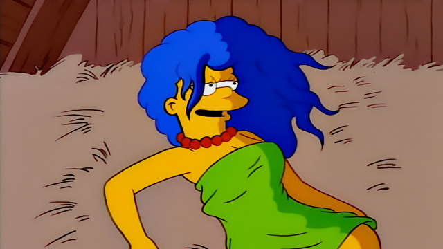 Cena do episódio “Marge, Posso Botar para Quebrar?” de Os Simpsons