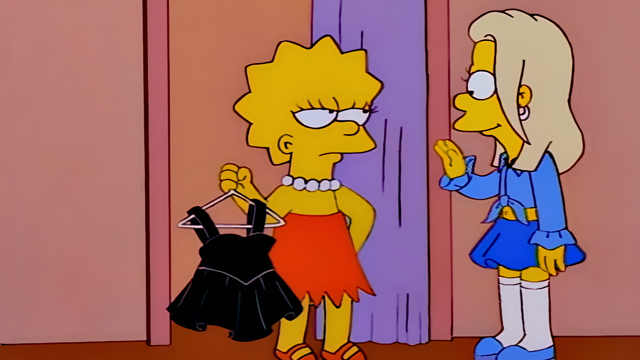 Cena do episódio “A Banha do Baile” de Os Simpsons
