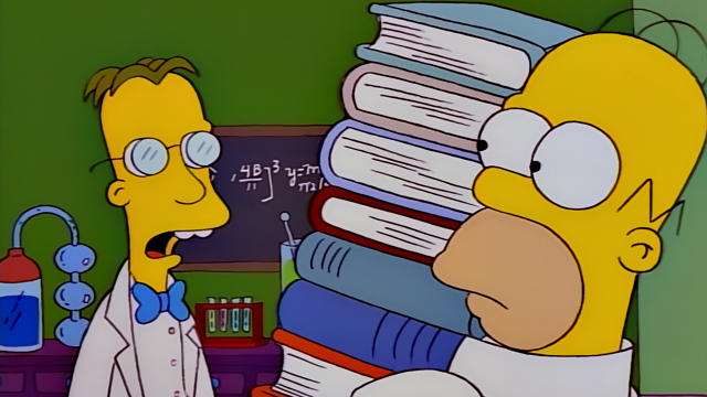 Cena do episódio “O Mágico de Springfield” de Os Simpsons