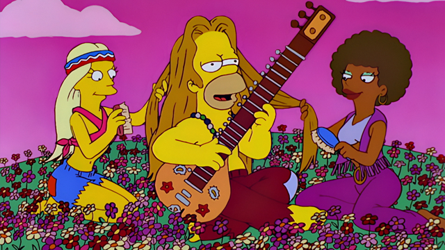 Cena do episódio “Jogado ao Vento” de Os Simpsons