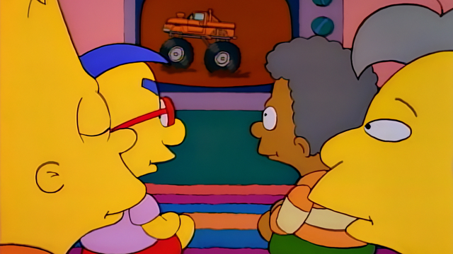 Cena do episódio “Bart, O Destemido” de Os Simpsons