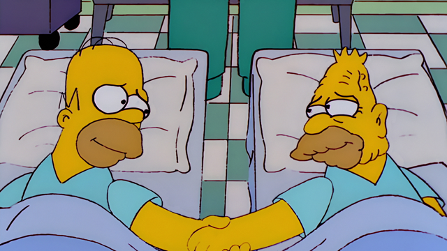 Cena do episódio “Homer Simpson com Problema de Rim” de Os Simpsons