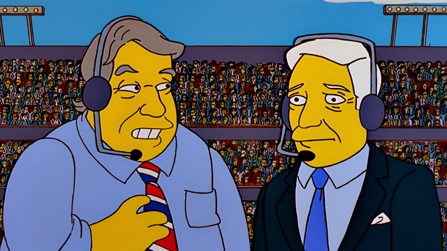 Cena do episódio “Um Domingo Terrível” de Os Simpsons