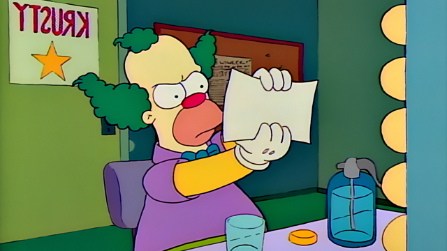 Cena do episódio “Comichão, Coçadinha e Marge” de Os Simpsons