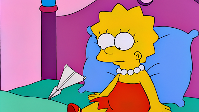 Cena do episódio “Eles Salvaram a Inteligência de Lisa” de Os Simpsons
