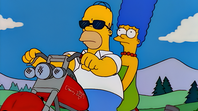 Cena do episódio “Leve Minha Mulher, Seu Nojento!” de Os Simpsons