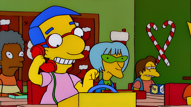 Cena do episódio “Um Grande Malandro” de Os Simpsons