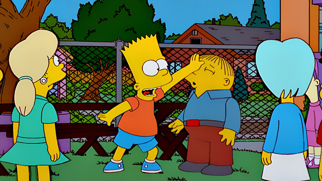 Cena do episódio “Fé de Menos” de Os Simpsons