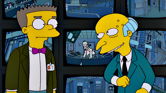 Cena do episódio “Bilionário por um Dia” de Os Simpsons