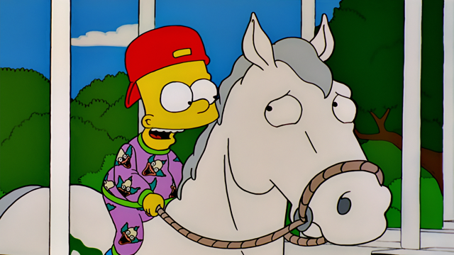 Cena do episódio “Duncan, O Furioso” de Os Simpsons