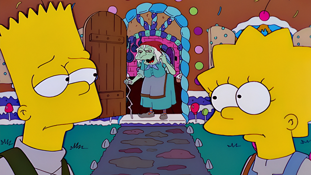 Cena do episódio “A Casa da Árvore dos Horrores XI” de Os Simpsons