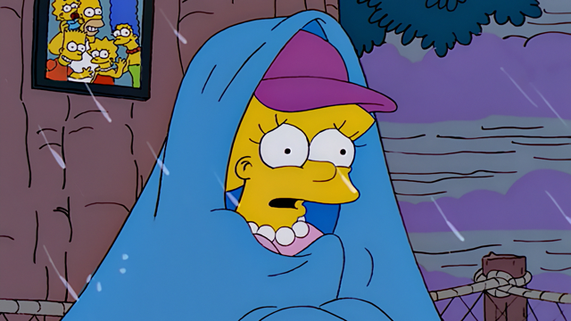 Cena do episódio “Lisa, Defensora das Árvores” de Os Simpsons
