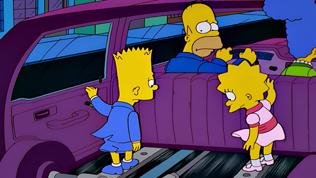 Cena do episódio “O Preço da Dignidade” de Os Simpsons