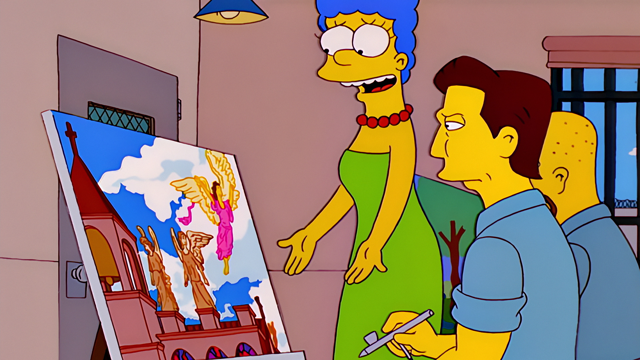 Cena do episódio “Mamãe Coruja” de Os Simpsons
